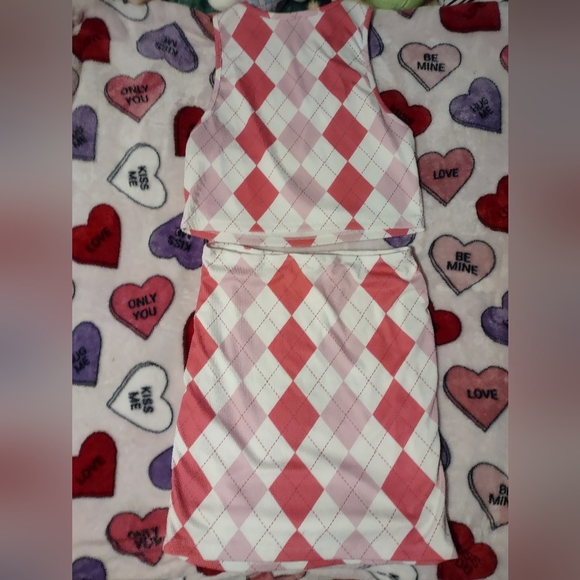 Princess Polly Pink Argyle Skirt Set - Picture 13 of 15